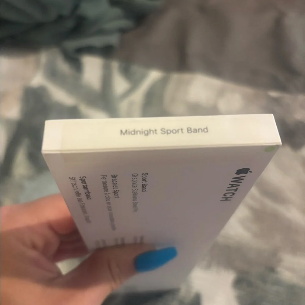 Apple Black Wristband